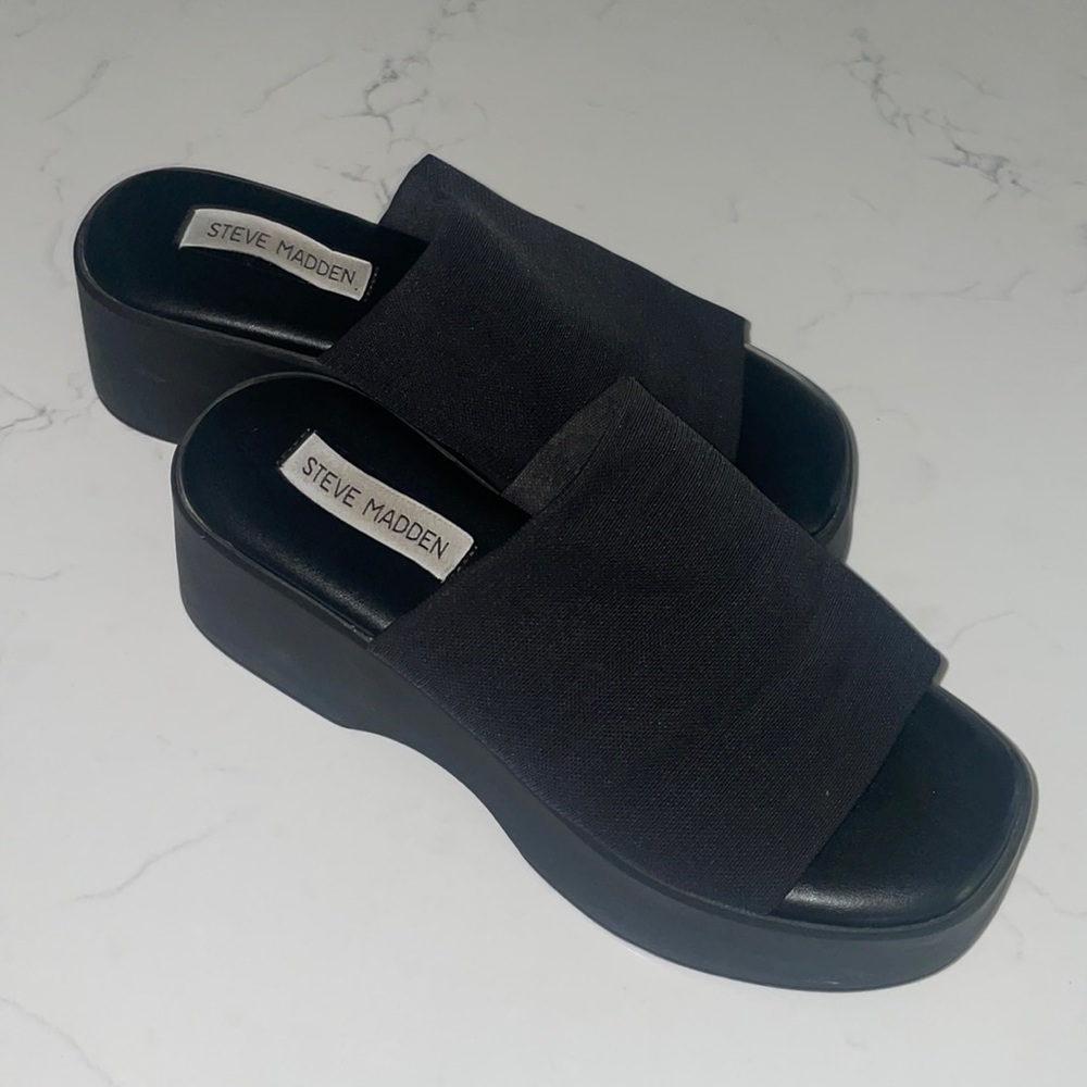 Steve Madden Slinky 30 BLACK